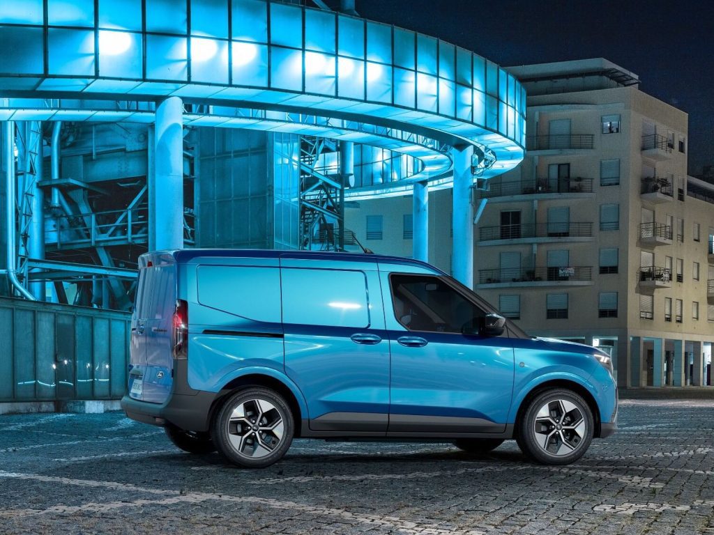 Ford E-Transit Courier: de ideale kleine elektrische bestelwagen voor in de steden